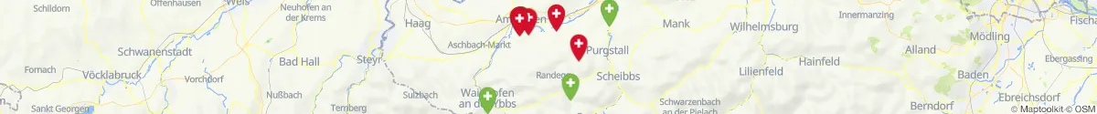 Map view for Pharmacies emergency services nearby Ferschnitz (Amstetten, Niederösterreich)